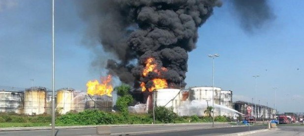 Rota das Bandeiras auxilia trabalho do Corpo de Bombeiros em Santos