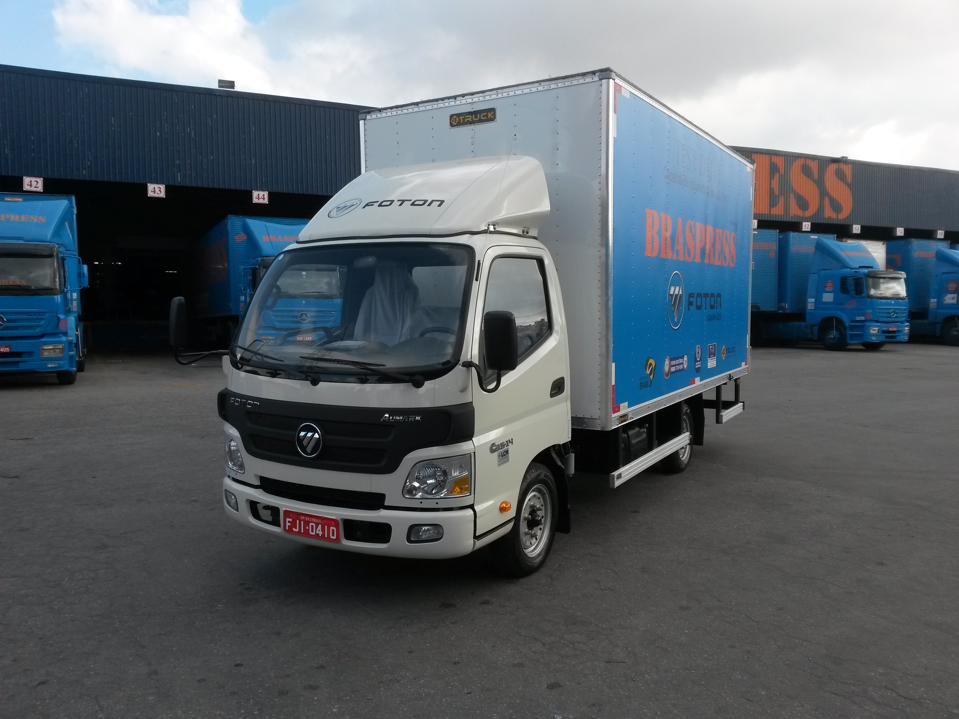 Veículo comercial de 3.5 toneladas da Foton é testado pela Braspress