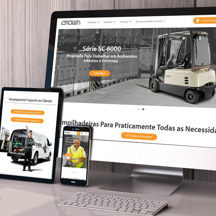 Crown Equipment integra suas plataformas digitais mundiais e apresenta novo site para o Brasil