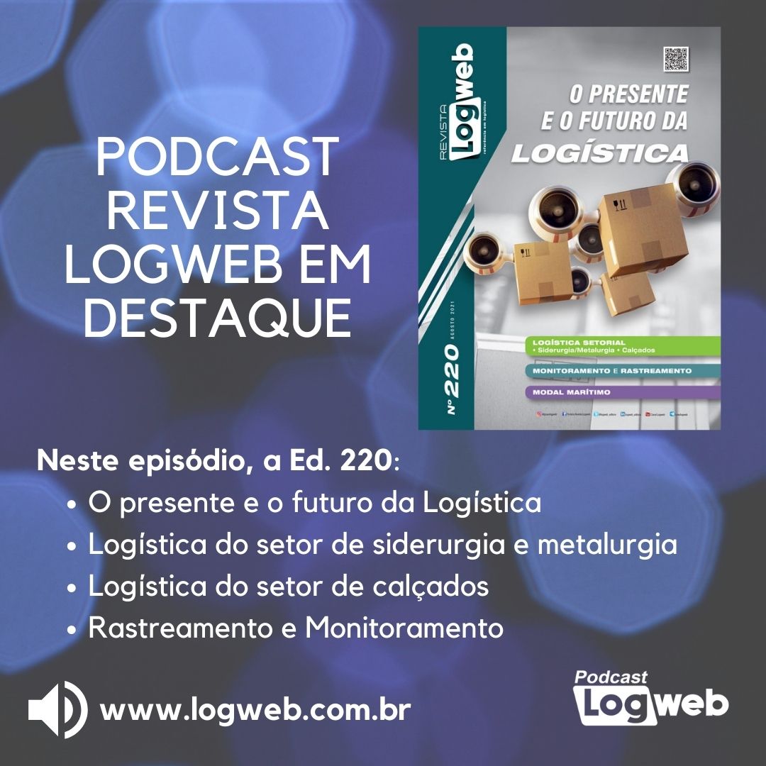 Podcast Revista Logweb em Destaque Ed. 220 – O presente e o futuro da logística