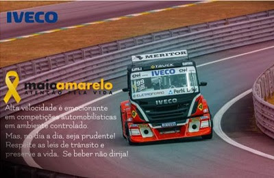 IVECO recebe prêmio por ação desenvolvida para o Maio Amarelo 2018