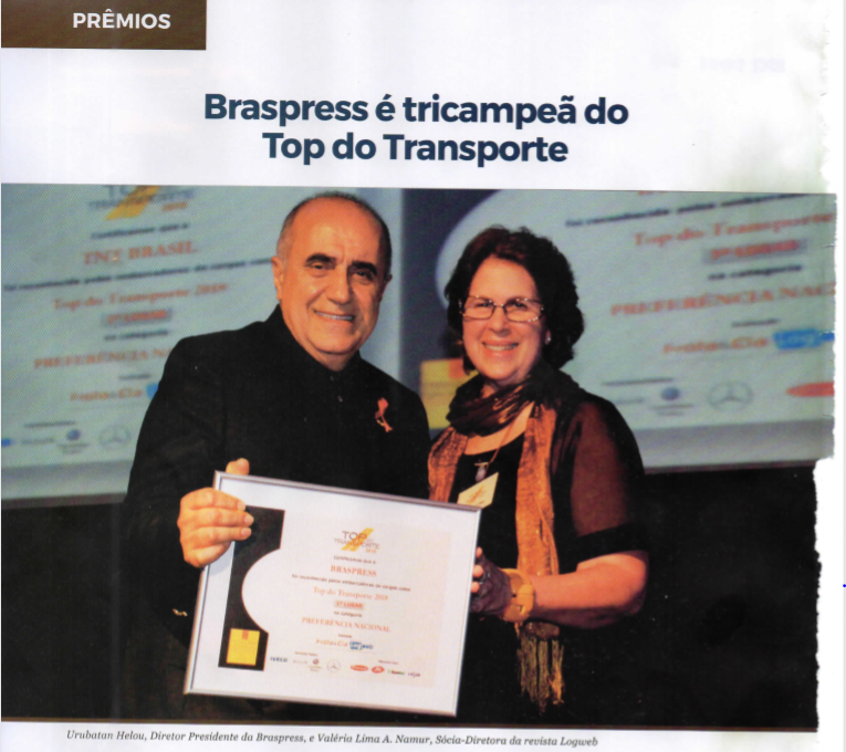 Top do Transporte é destaque na revista da Braspress