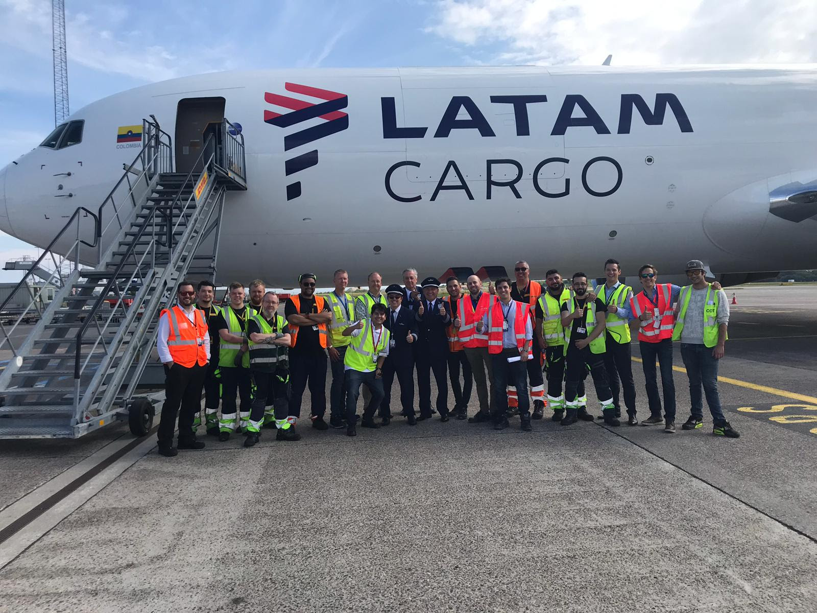 LATAM CARGO inaugura rota entre Copenhague e América do Sul