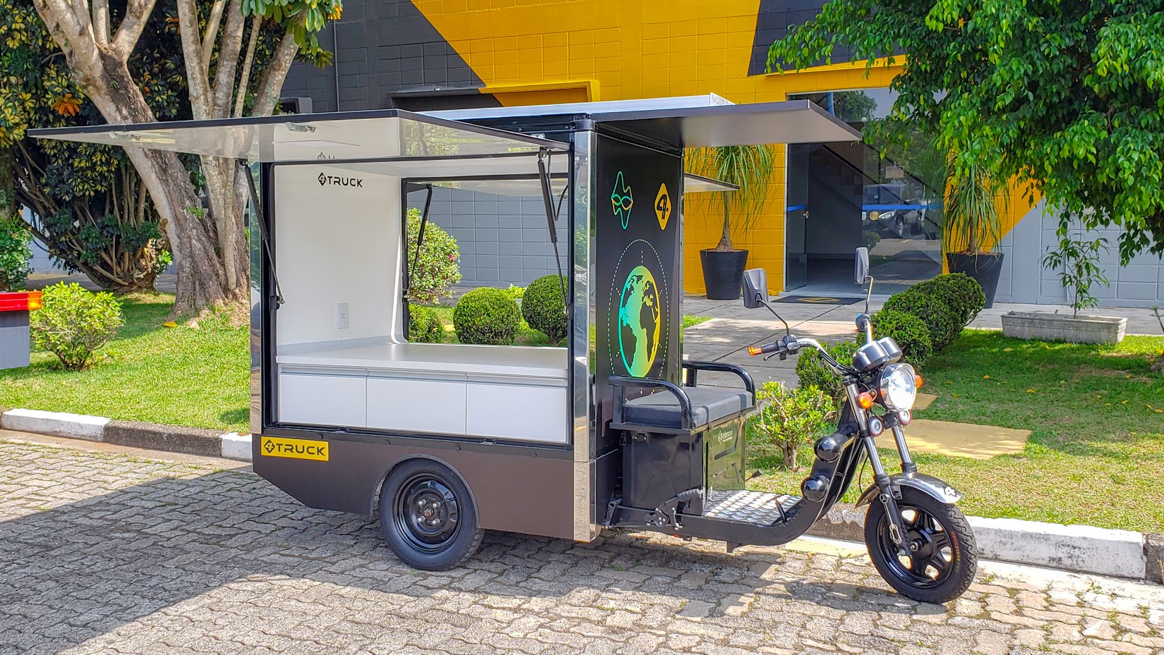 4TRUCK lança baú de alumínio para triciclos elétricos