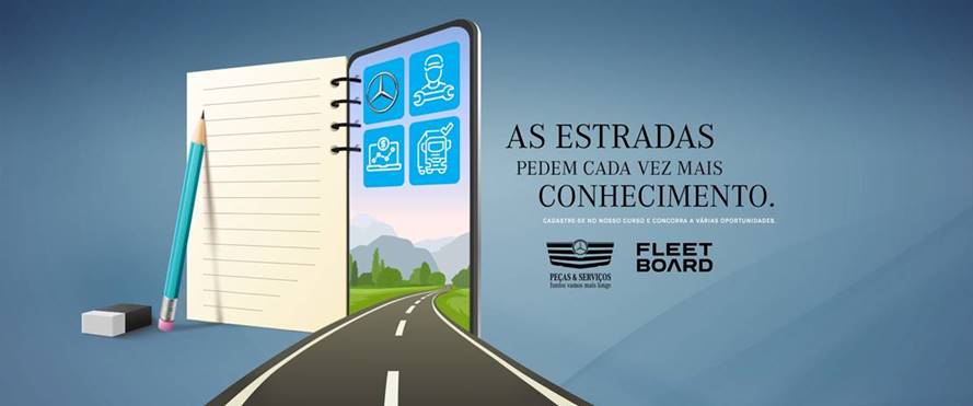 Mercedes-Benz oferece curso online gratuito para caminhoneiros