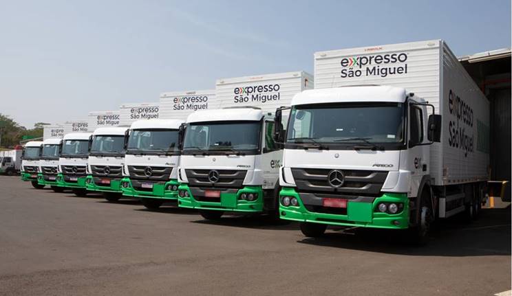 Expresso São Miguel renova frota com caminhões Mercedes-Benz