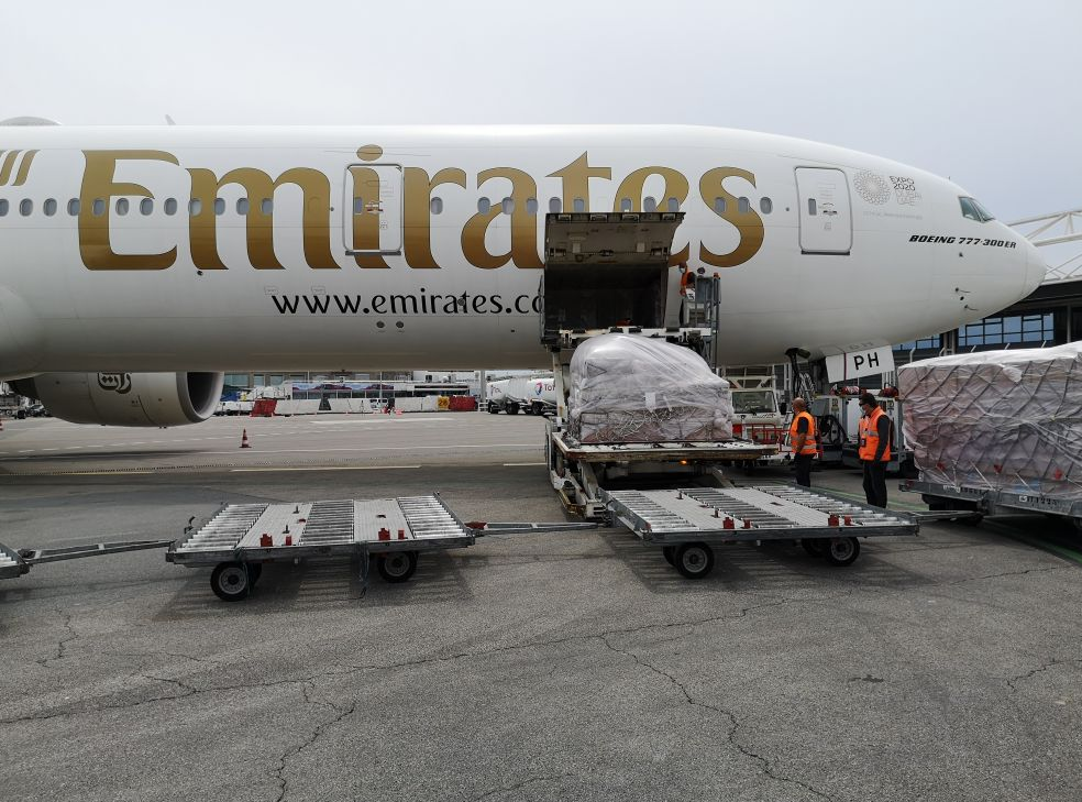 Emirates SkyCargo comemora um ano de operações de carga em aeronaves de passageiros