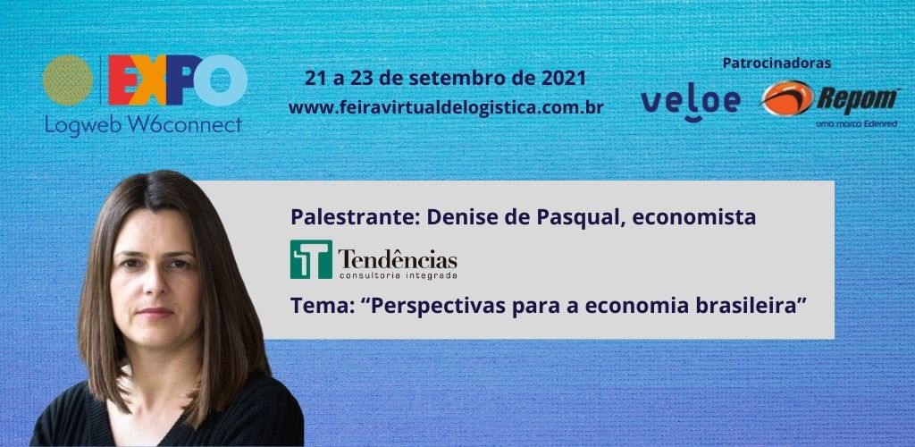 A economista Denise de Pasqual está entre os palestrantes da Expo Logweb W6connect