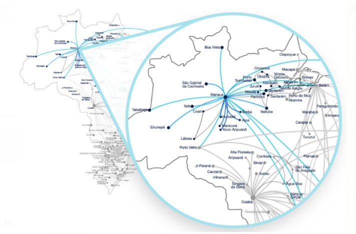 Azul anuncia investimento histórico no Amazonas ligando Manaus a 23 destinos e servindo oito novas cidades no estado