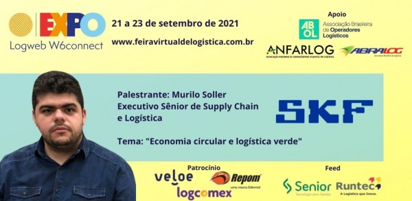 Murilo Soler falará sobre Economia circular e logística verde na Expo Logweb W6connect