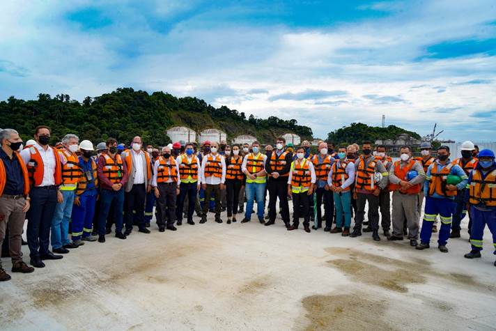 Ministro inaugura obras no Porto de Santos no valor de R$ 600 milhões