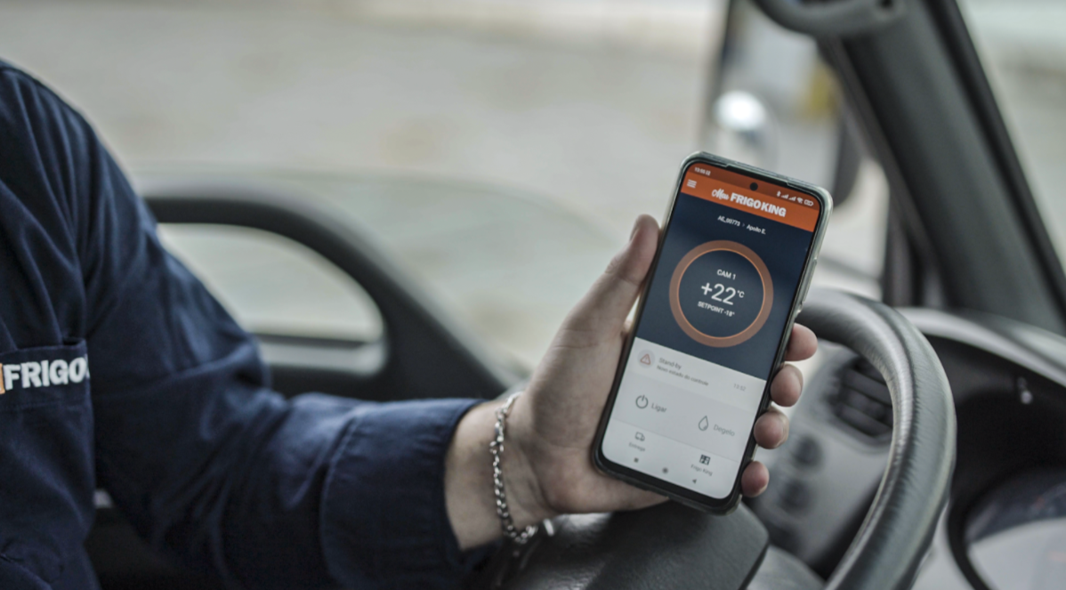Meu Frigo King fornece informação gratuita aos operadores pelo celular