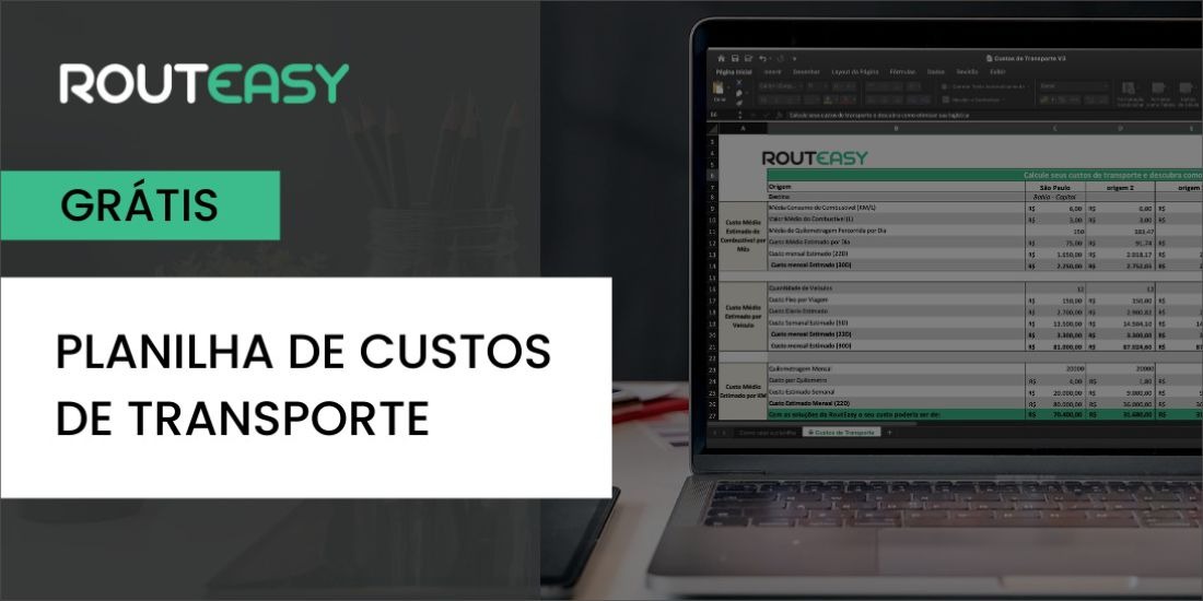 RoutEasy lança planilha sobre custos de transporte