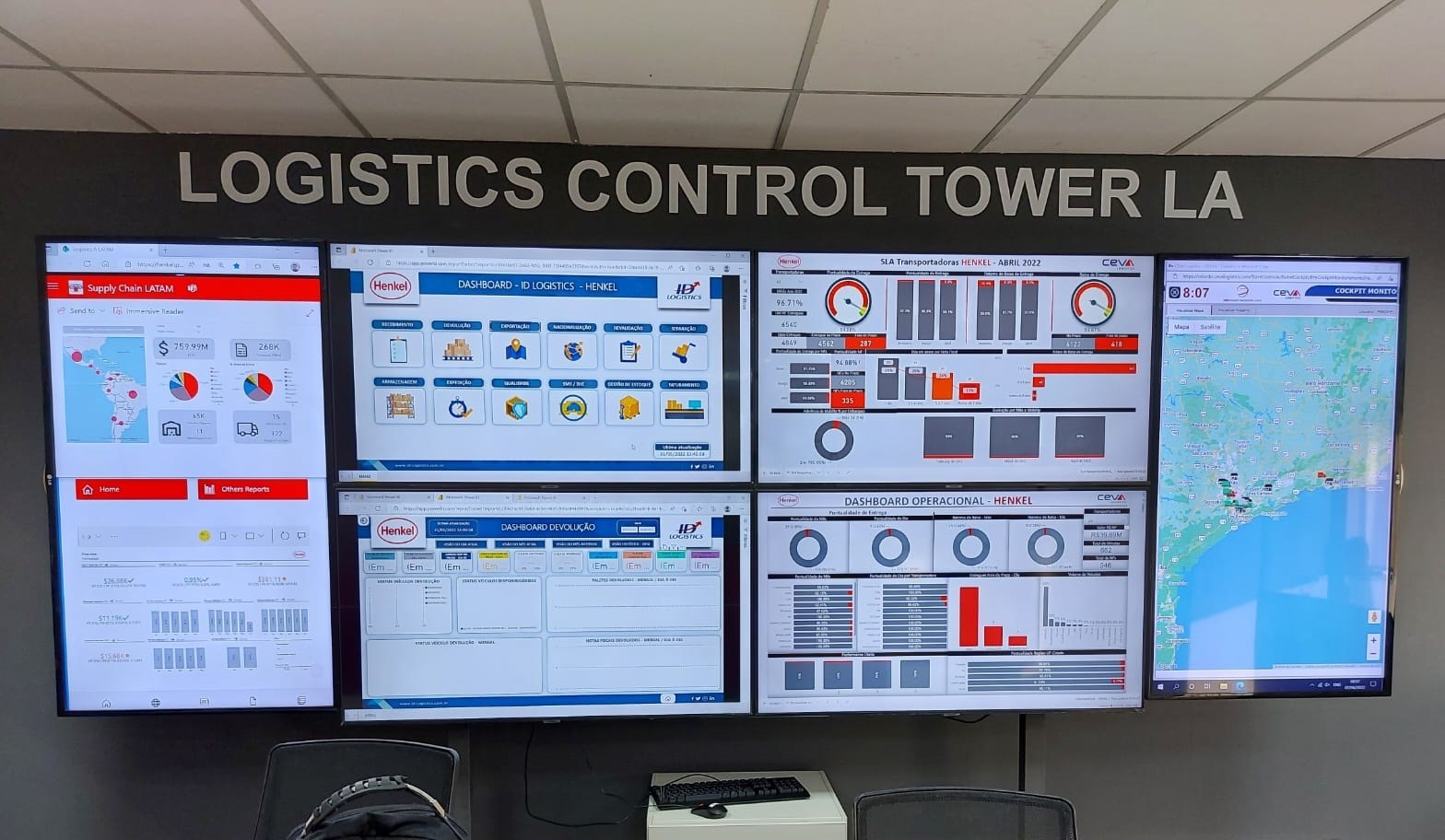 Henkel digitaliza a gestão logística com centro de controle e amplia frota de veículos elétricos