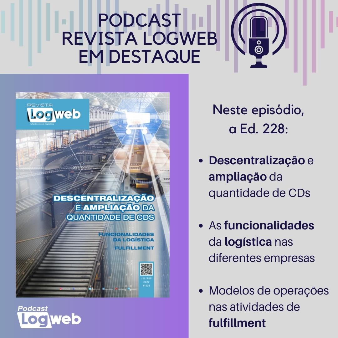 Podcast Revista Logweb em Destaque Ed. 228 – Descentralização e ampliação da quantidade de CDs