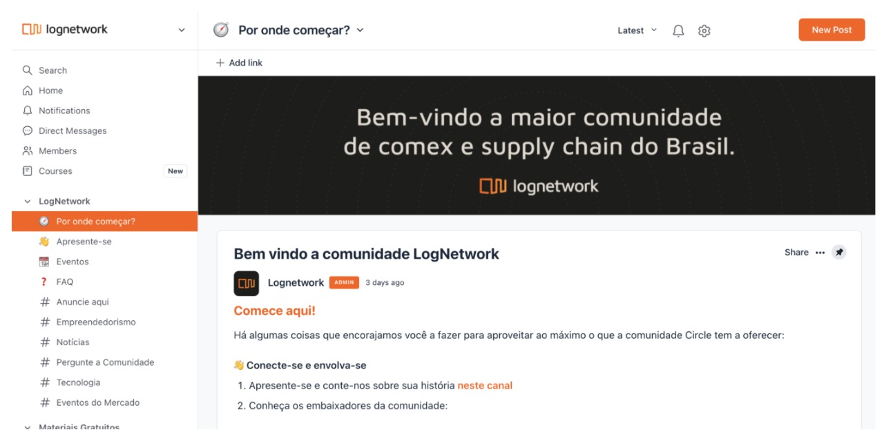 Plataforma LogNetwork vai reunir conteúdo e novidades do mercado de Comex e Supply Chain