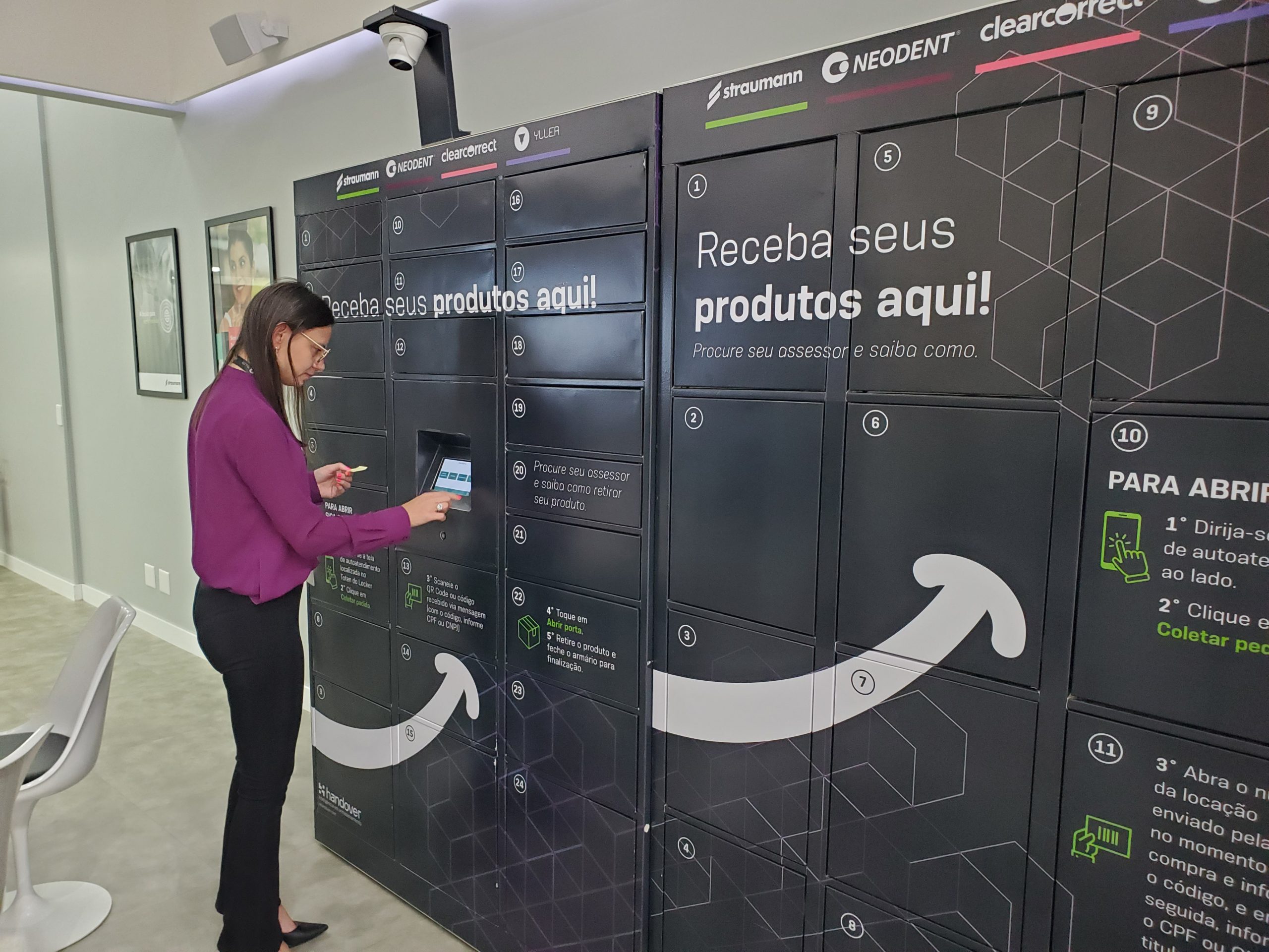 Smart lockers chegam ao setor da saúde