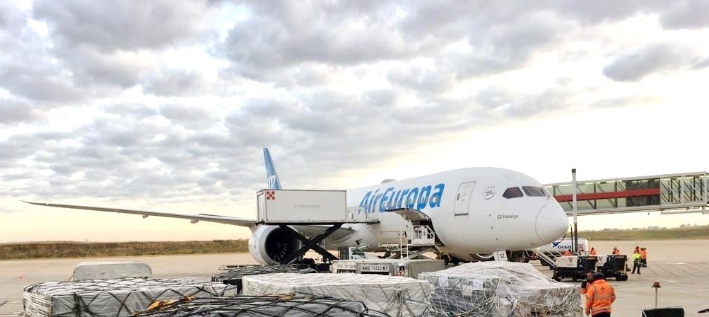 Air Europa consolida setor de cargas com aumento de mais de 78% nos volumes transportados em 2022