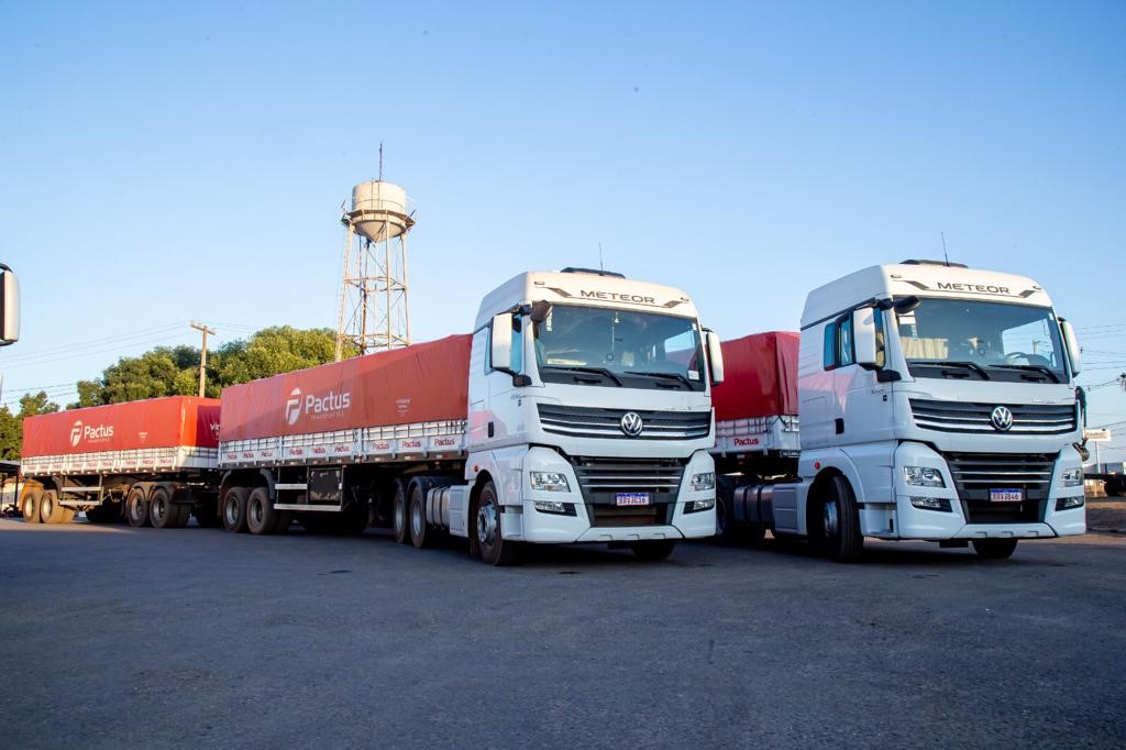 Pactus Transporte acaba de receber 21 caminhões VW Meteor