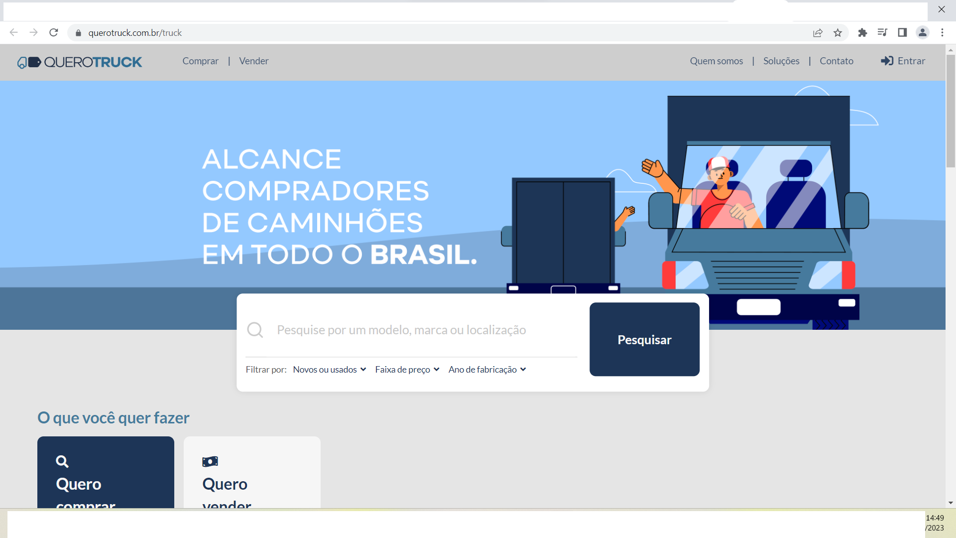 Com aporte de R$ 5 milhões, Quero Truck, plataforma para conectar o setor de caminhões, chega ao Brasil