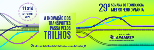 29ª Semana de Tecnologia Metroferroviária realiza prospecção de patrocinadores