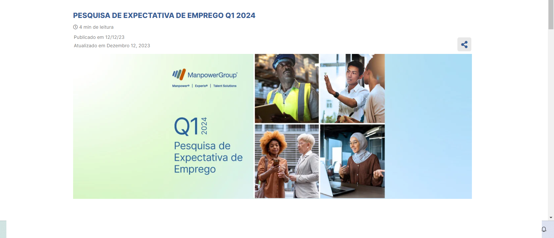 29% das empresas de transporte, logística e automotivo esperam contratar novos profissionais no 1º trimestre de 2024