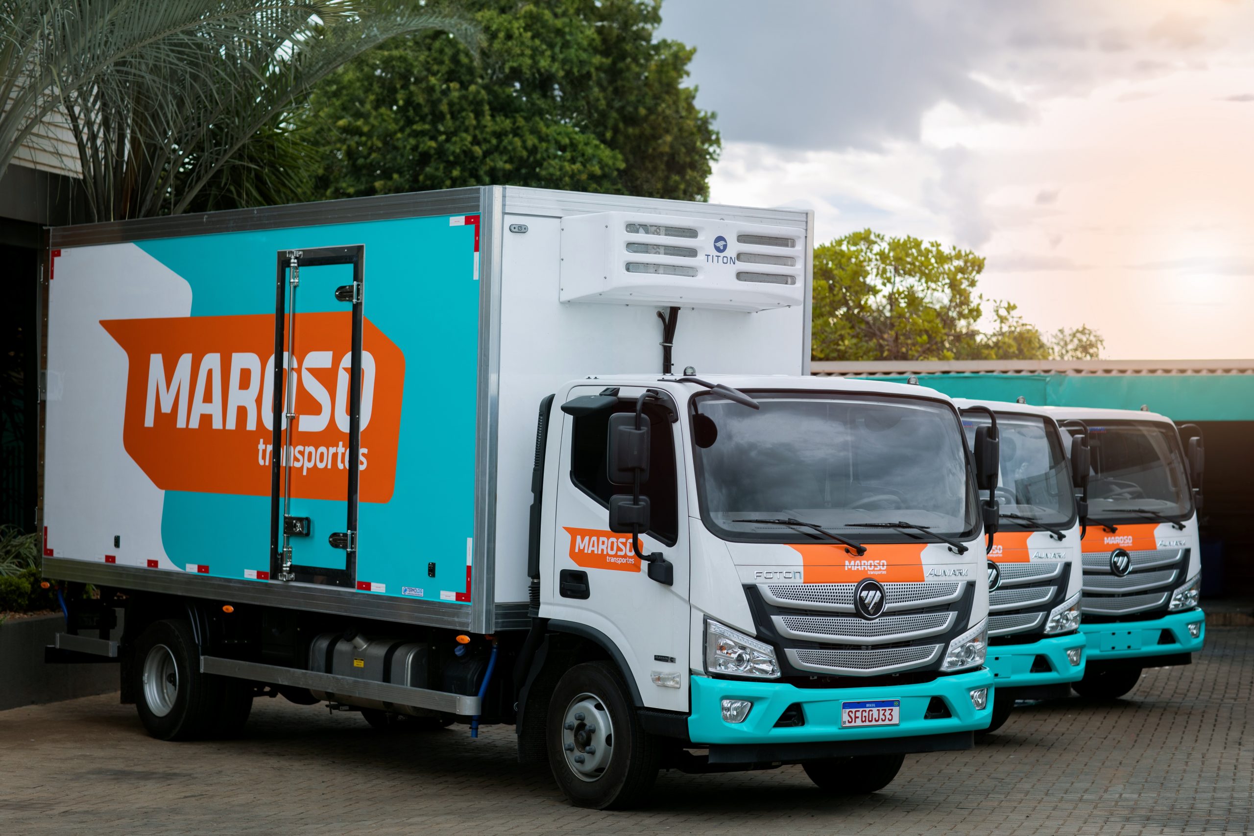 Foton fecha negócio com a Transportes Maroso, do Paraná, com a venda de 45 caminhões