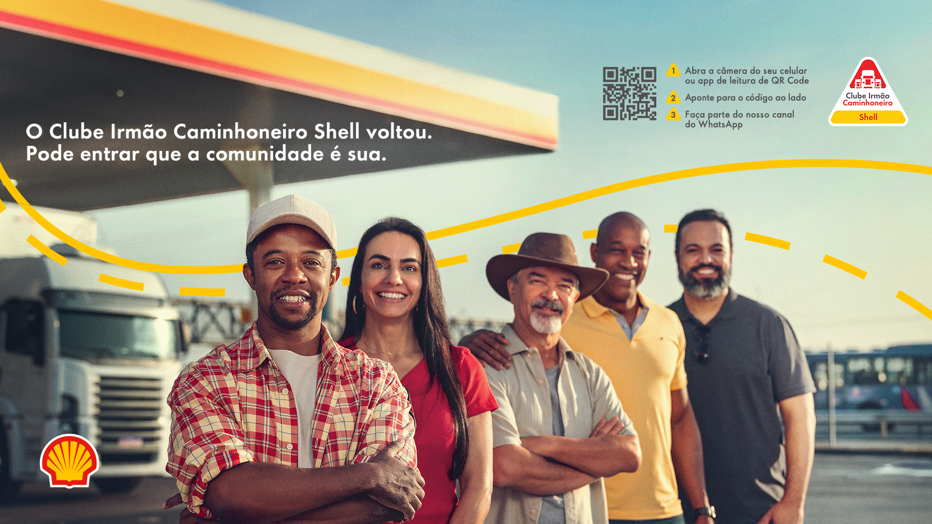 Shell relança Clube Irmão Caminhoneiro com benefícios exclusivos e foco em canais digitais