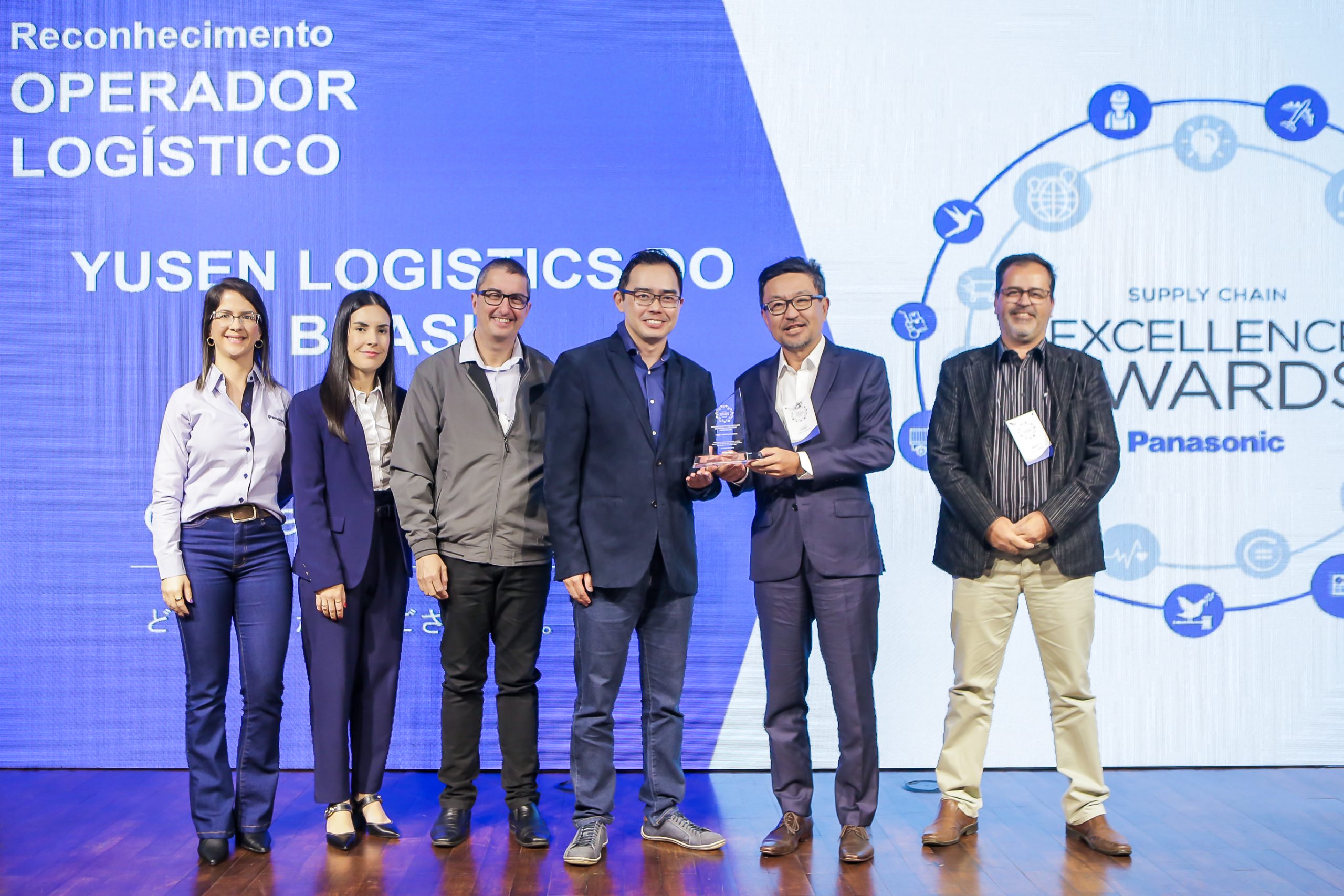 Yusen Logistics Brasil é homenageada com o segundo Prêmio de Excelência em Cadeia de Suprimentos da Panasonic