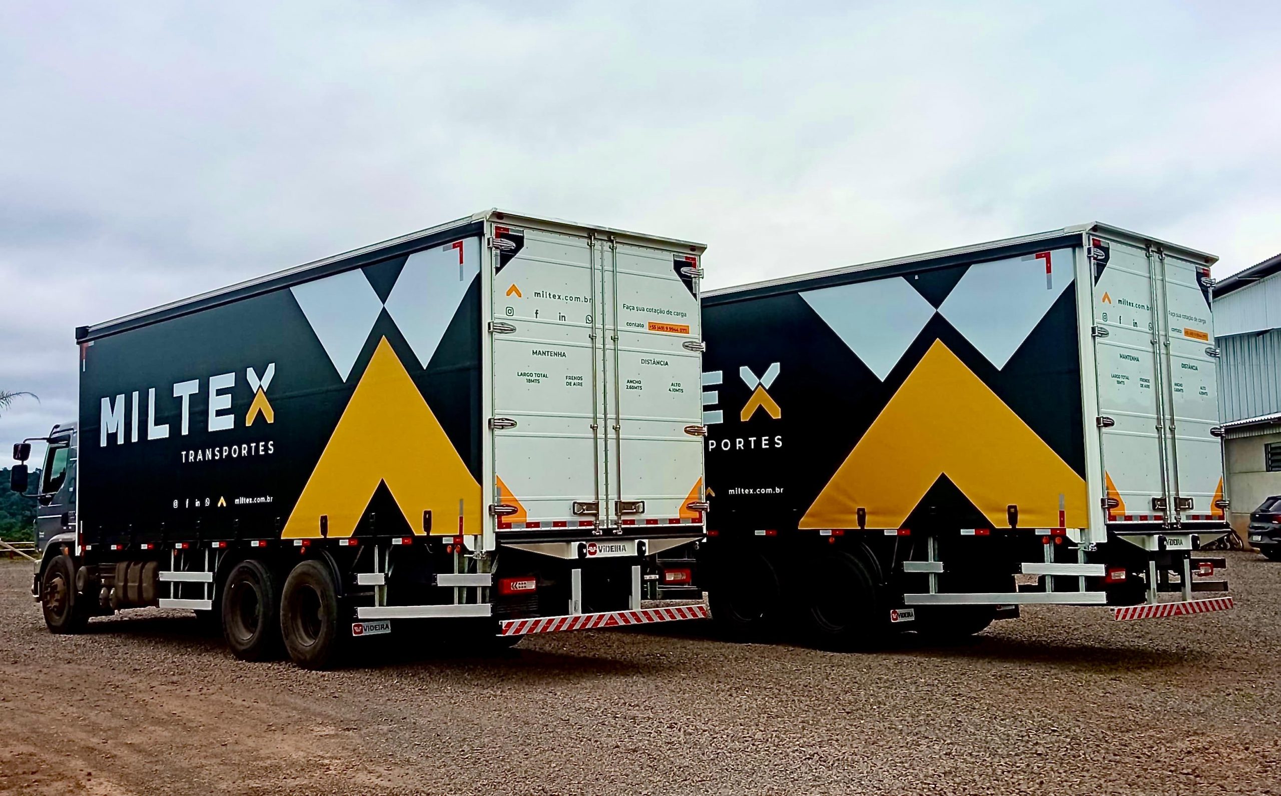 Videira Implementos vende nove equipamentos para Miltex Transportes