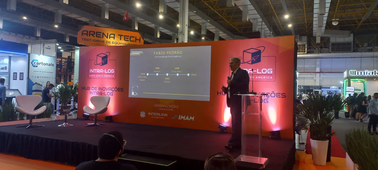 Fabio Pedrão, CEO da Retrak, fala sobre as vantagens da locação de empilhadeiras na INTRA-LOG Expo South America