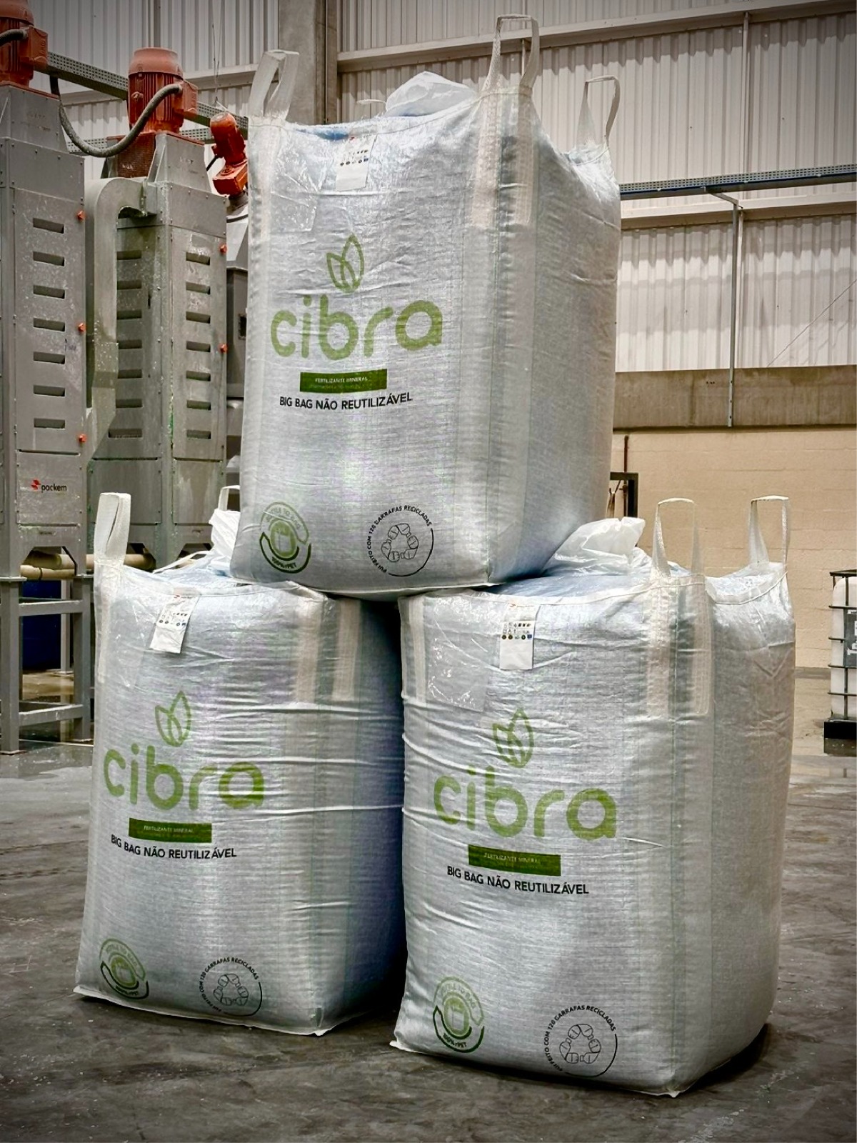 JBS, Cibra Fertilizantes e Packem lançam big bag sustentável proveniente de garrafas PET recicladas e liner de PE reciclado